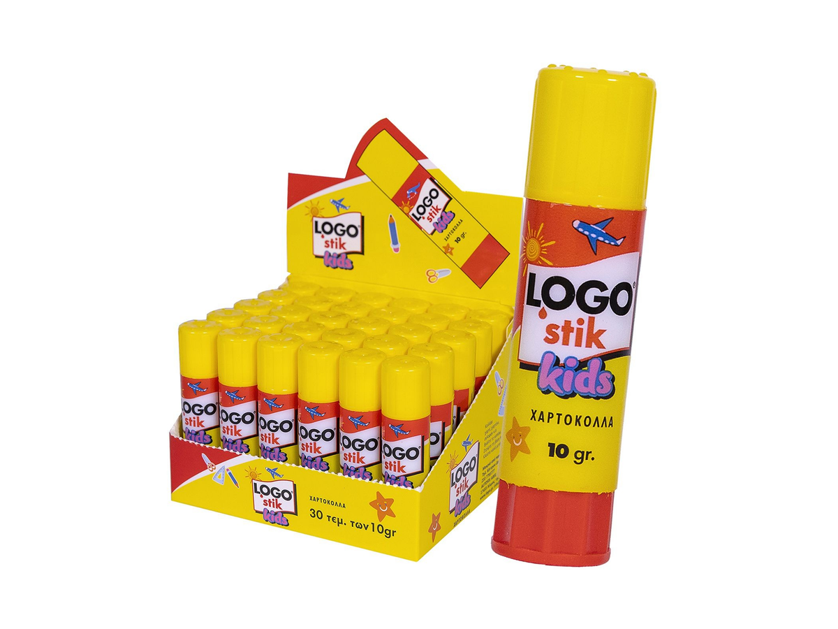 Κόλλα Stick Logo Kids 10 g για Χαρτί & Χαρτόνι