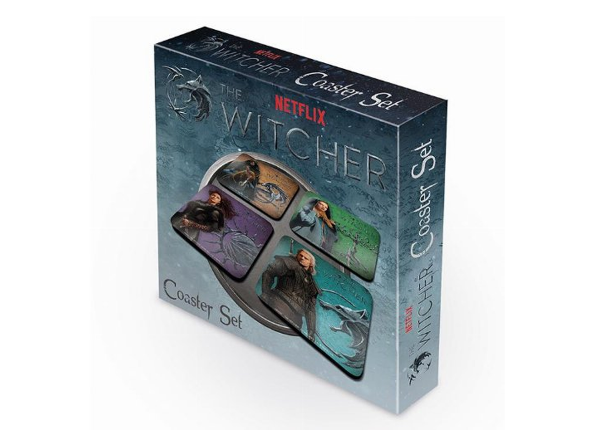 Netflix's The Witcher - Legendary Cork Coasters Set (Σετ 4 Σουβέρ)