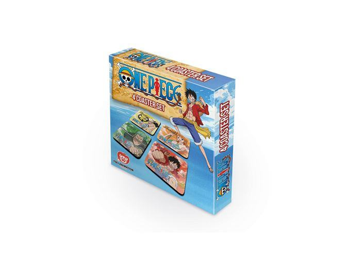 One Piece Straw Hats – Σετ 4 Σουβέρ