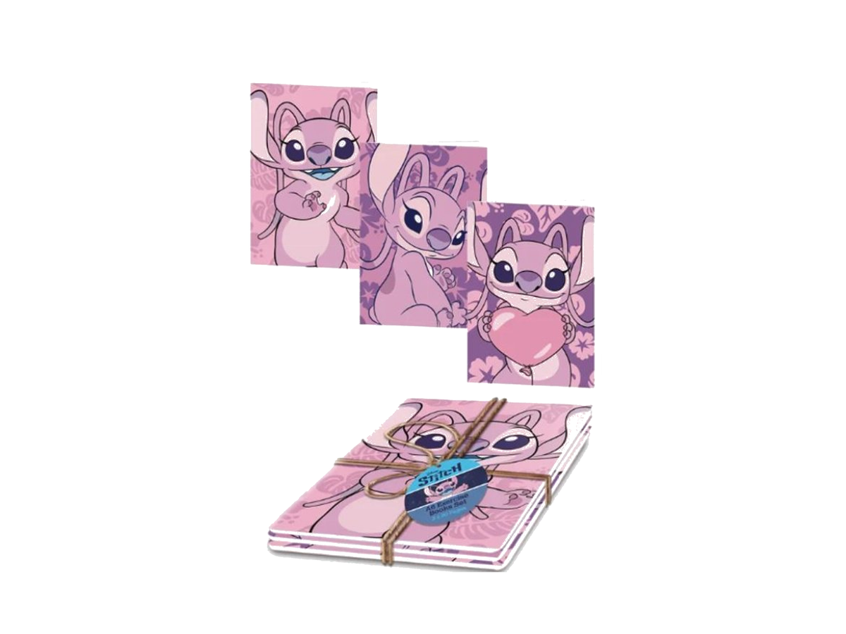 Disney Lilo & Stitch Angel – Σετ 3 Σημειωματάρια A5