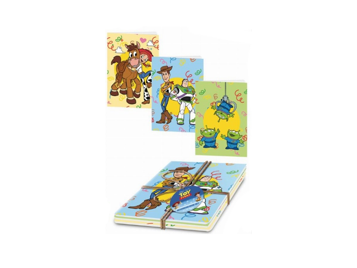 Disney Toy Story – Σετ 3 Σημειωματάρια A5