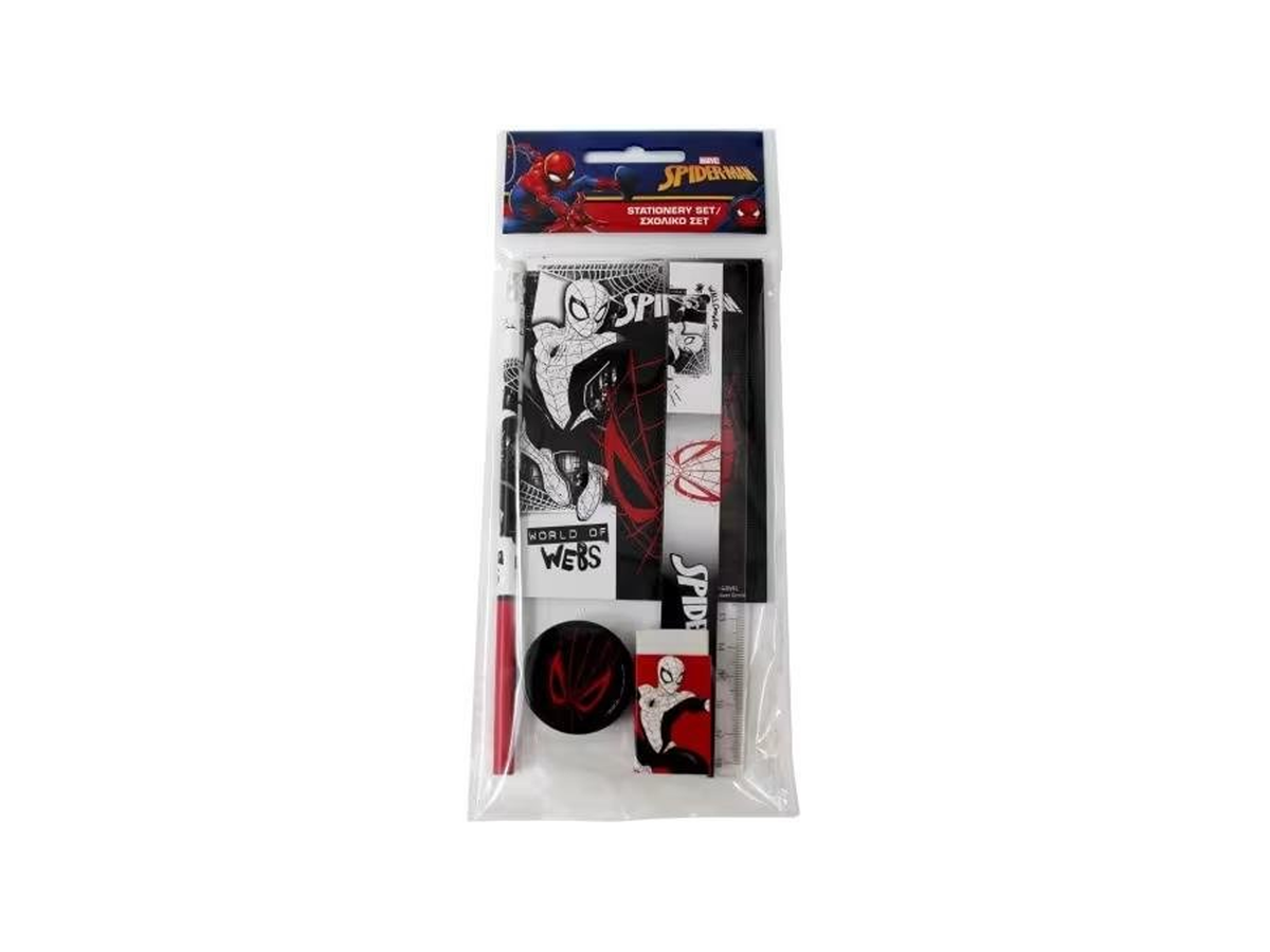 Marvel Spider-Man World of Webs – Σετ Γραφικής Ύλης 5 Τεμαχίων