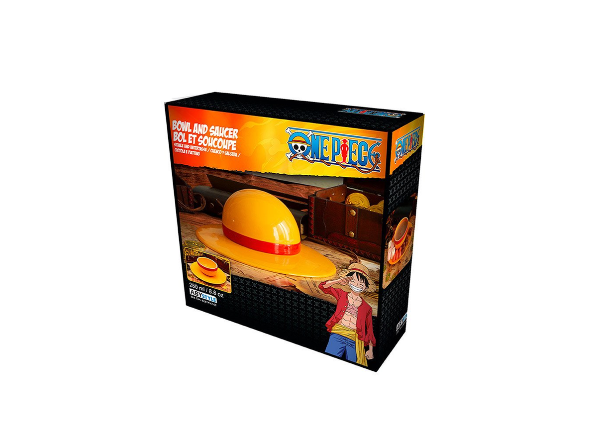 One Piece Straw Hat – Πορσελάνινο Μπολ με Πιάτο