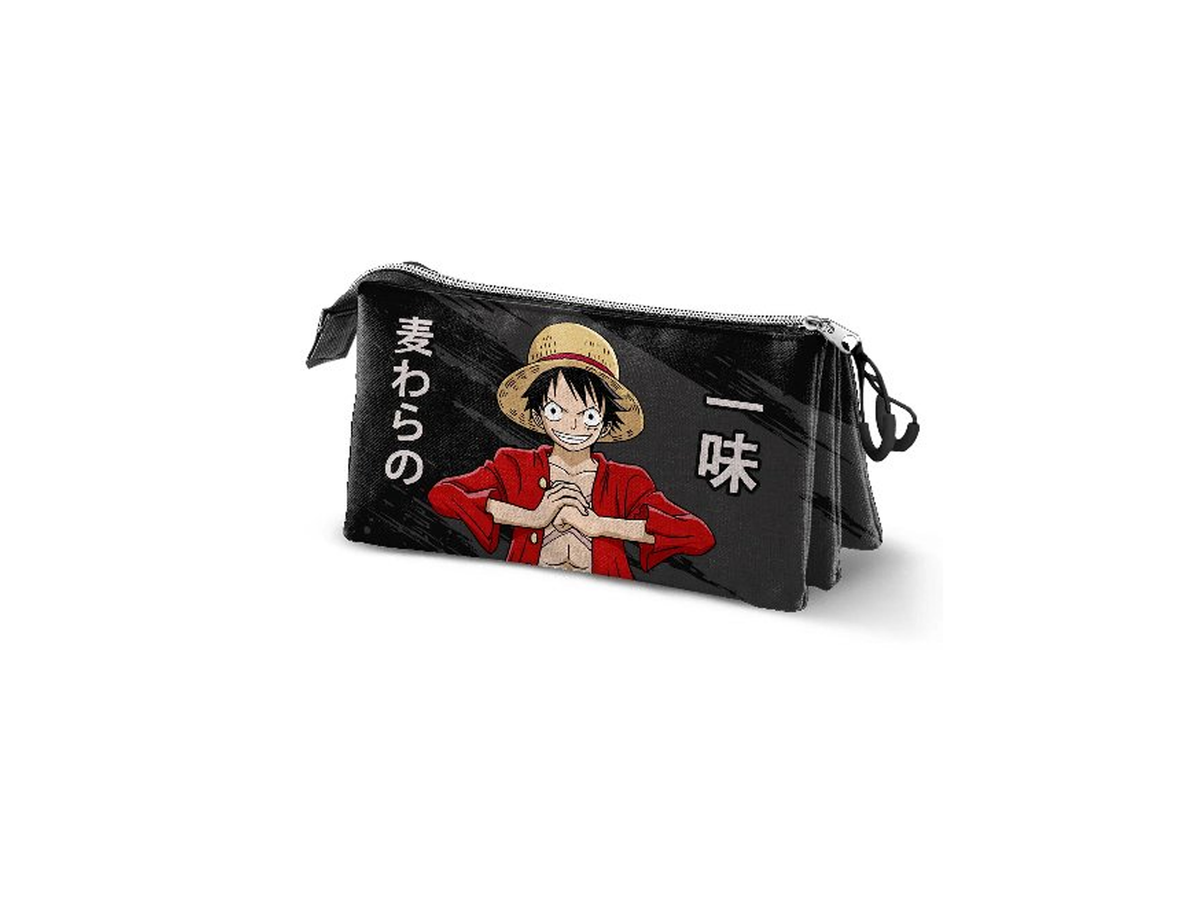 One Piece Luffy Kanji – Τριπλή Κασετίνα 3 Θέσεων
