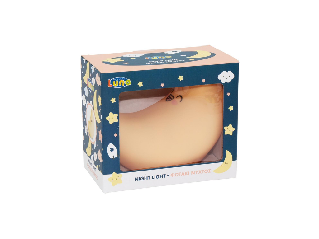Luna Toys – Παιδικό Φωτάκι Νυκτός Φεγγαράκι 15 cm