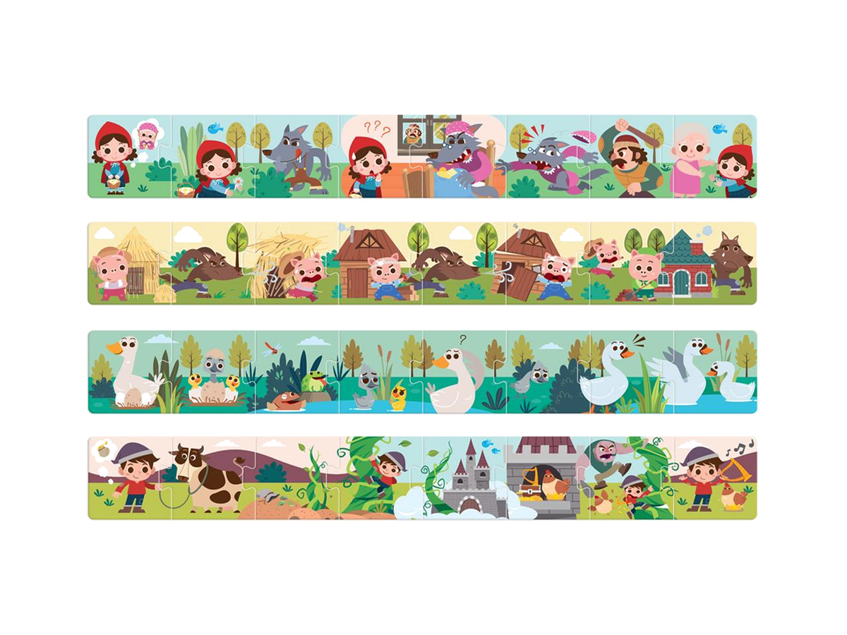 Luna Toys Φτιάξε την Ιστορία Παραμύθια – Εκπαιδευτικό Παζλ 32 Τεμαχίων