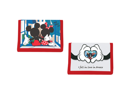 Disney Mickey & Minnie I Fell in Love in Greece – Σετ Πορτοφόλι & Μπρελόκ
