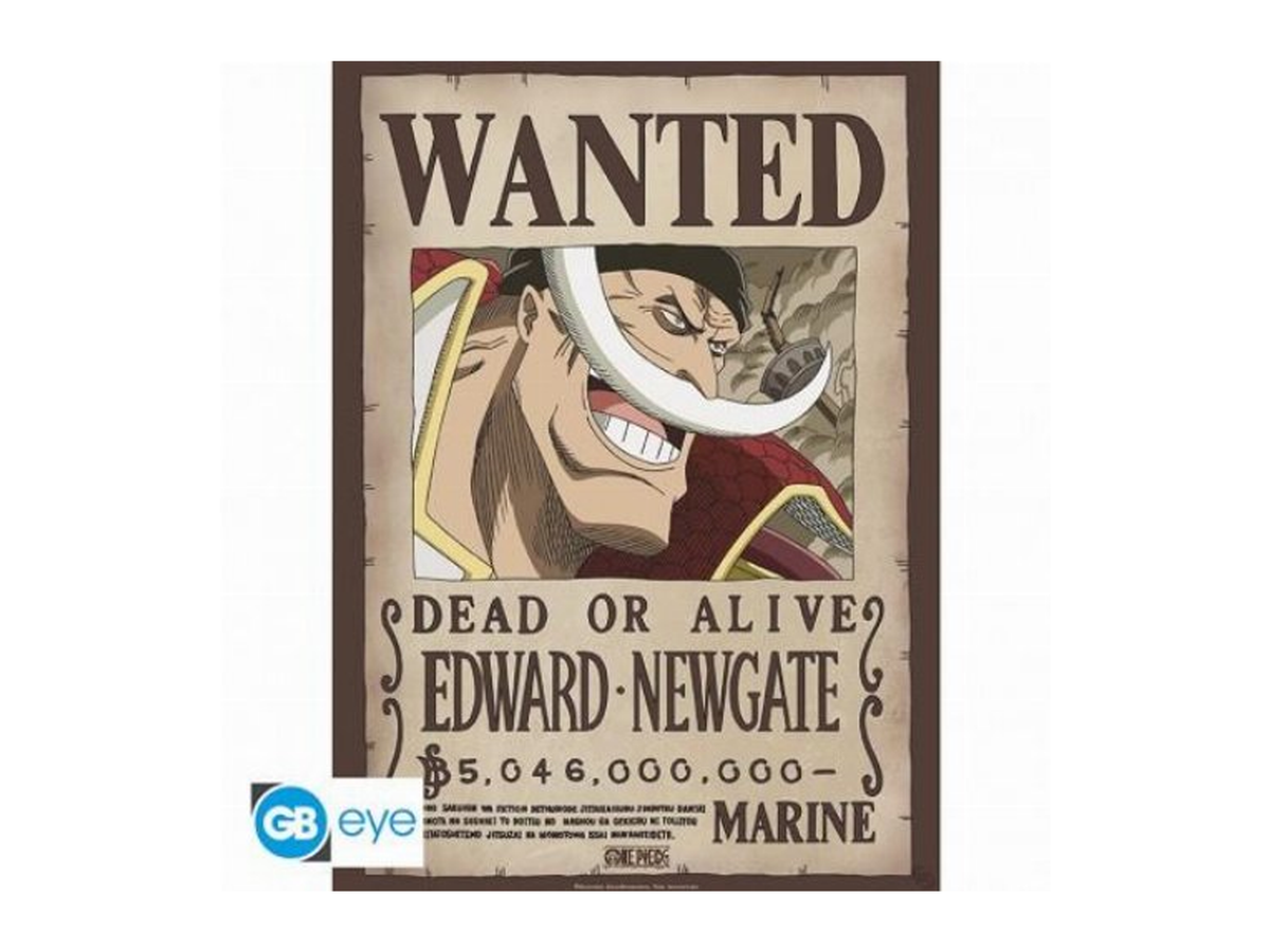 One Piece Wanted Whitebeard – Αφίσα 52 × 38 cm