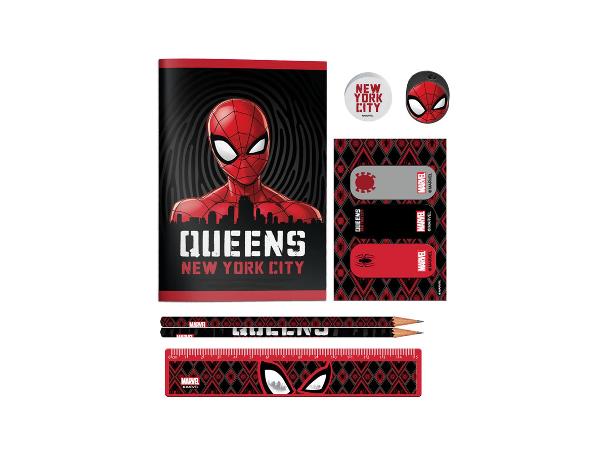 Marvel Spider-Man – Σχολικό Σετ Γραφικής Ύλης σε PVC Τσαντάκι