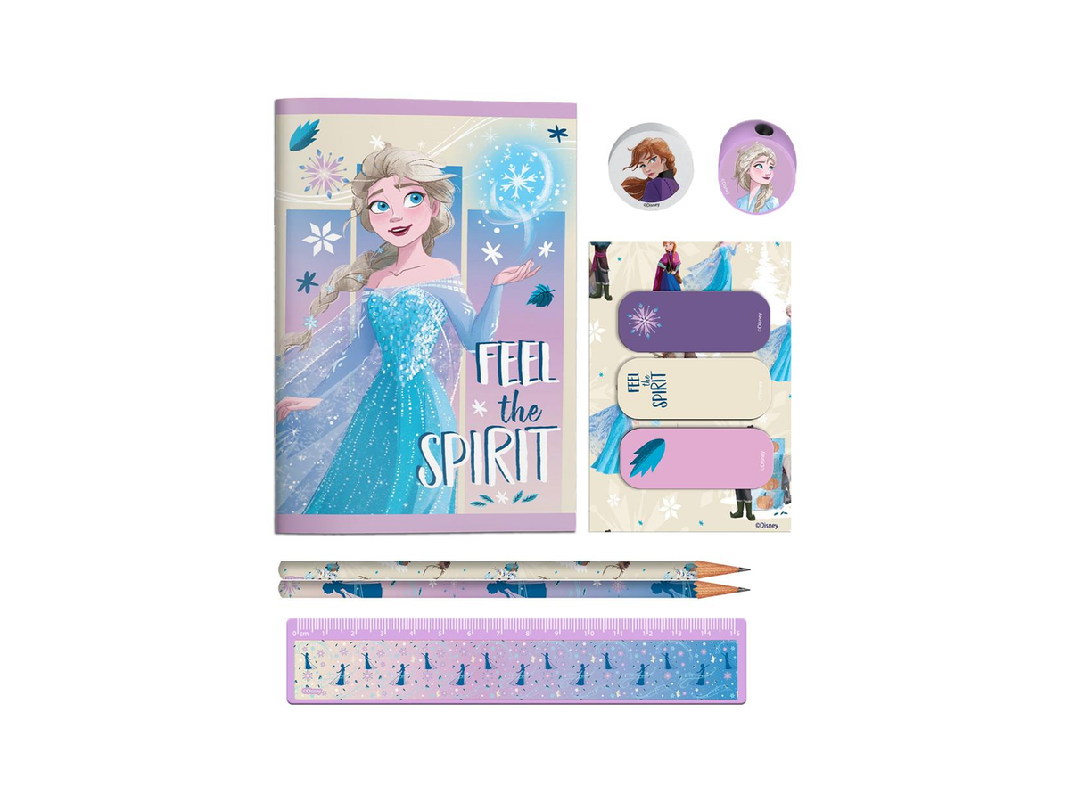 Disney Frozen – Σχολικό Σετ Γραφικής Ύλης σε PVC Τσαντάκι