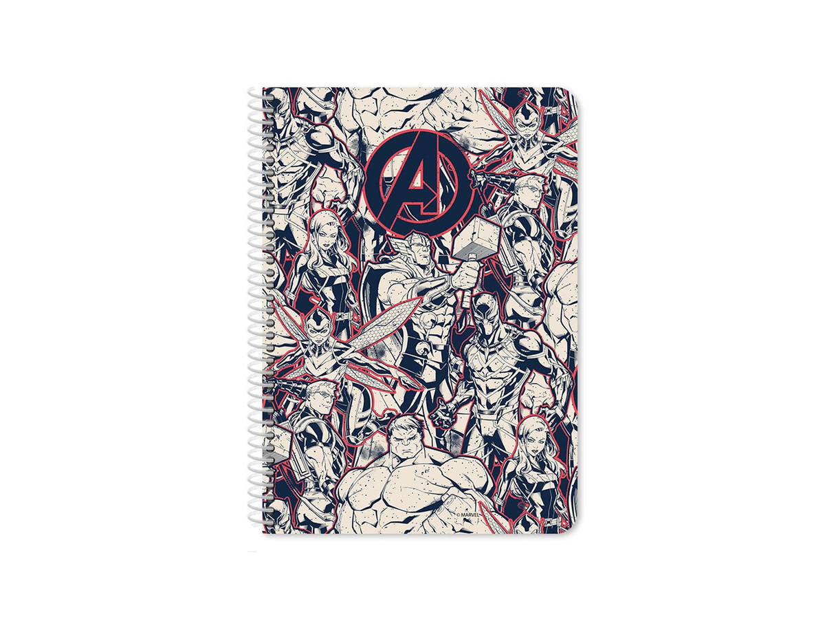 Marvel Avengers – Σπιράλ Τετράδιο A4 2 Θέματα 60 Φύλλων