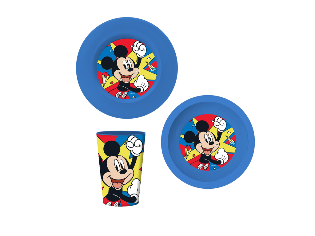 Disney Mickey Mouse – Παιδικό Σετ Πρωινού 3 Τεμαχίων
