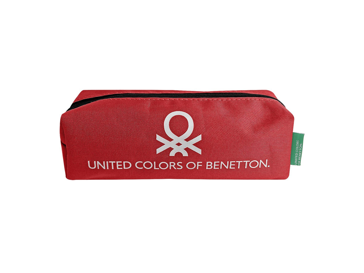 Κασετίνα United Colors of Benetton Κόκκινη 20×6 cm