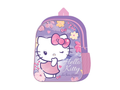 Παιδική Τσάντα Πλάτης Hello Kitty Floral Μωβ 32×28×12 cm