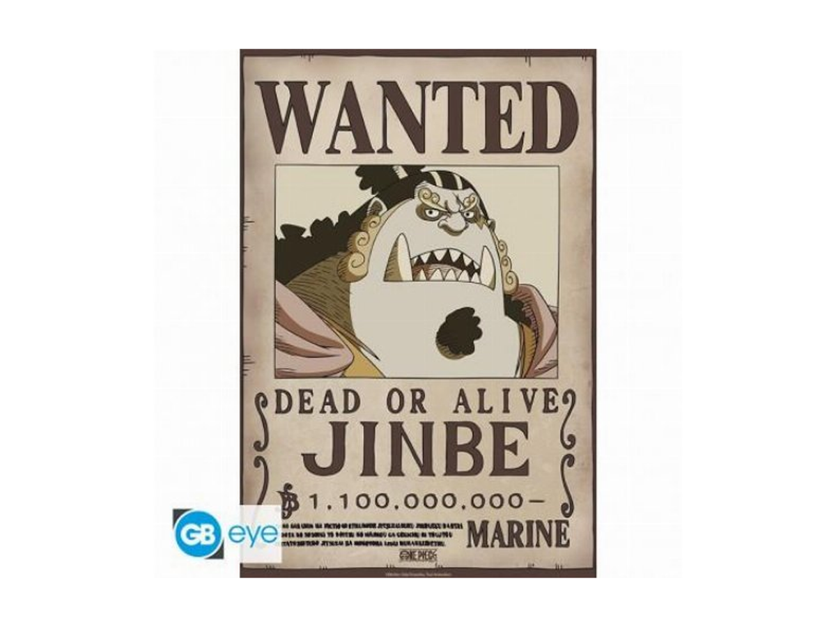 One Piece Wanted Jinbe – Αφίσα 52 × 38 cm