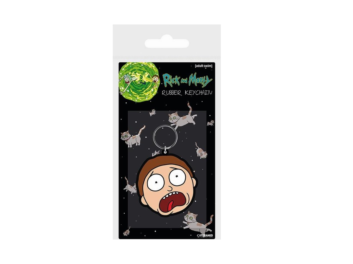 Rick & Morty Morty Terrified – Μπρελόκ από Καουτσούκ 6 cm