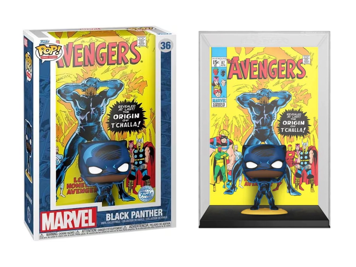 Funko Pop! Comic Covers – Marvel The Avengers, Black Panther Special Edition #36