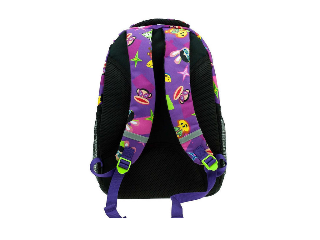 Σχολική Ανατομική Τσάντα Πλάτης Paul Frank Punk 30L 48×30×28 cm