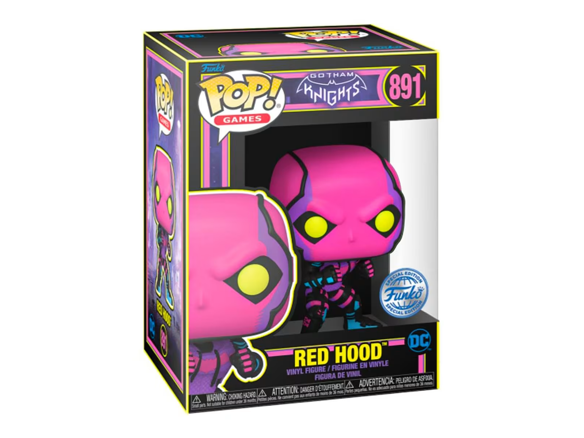 Funko Pop! Games – Gotham Knights, Red Hood Black Light Special Edition #891