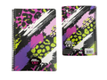 Τετράδιο Σπιράλ No Fear Fluo Prints 2 Θεμάτων 70 Φύλλων