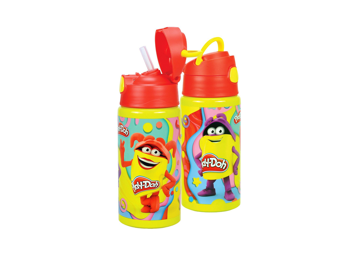 Παγούρι Αλουμινίου Play-Doh 500ml με Καλαμάκι